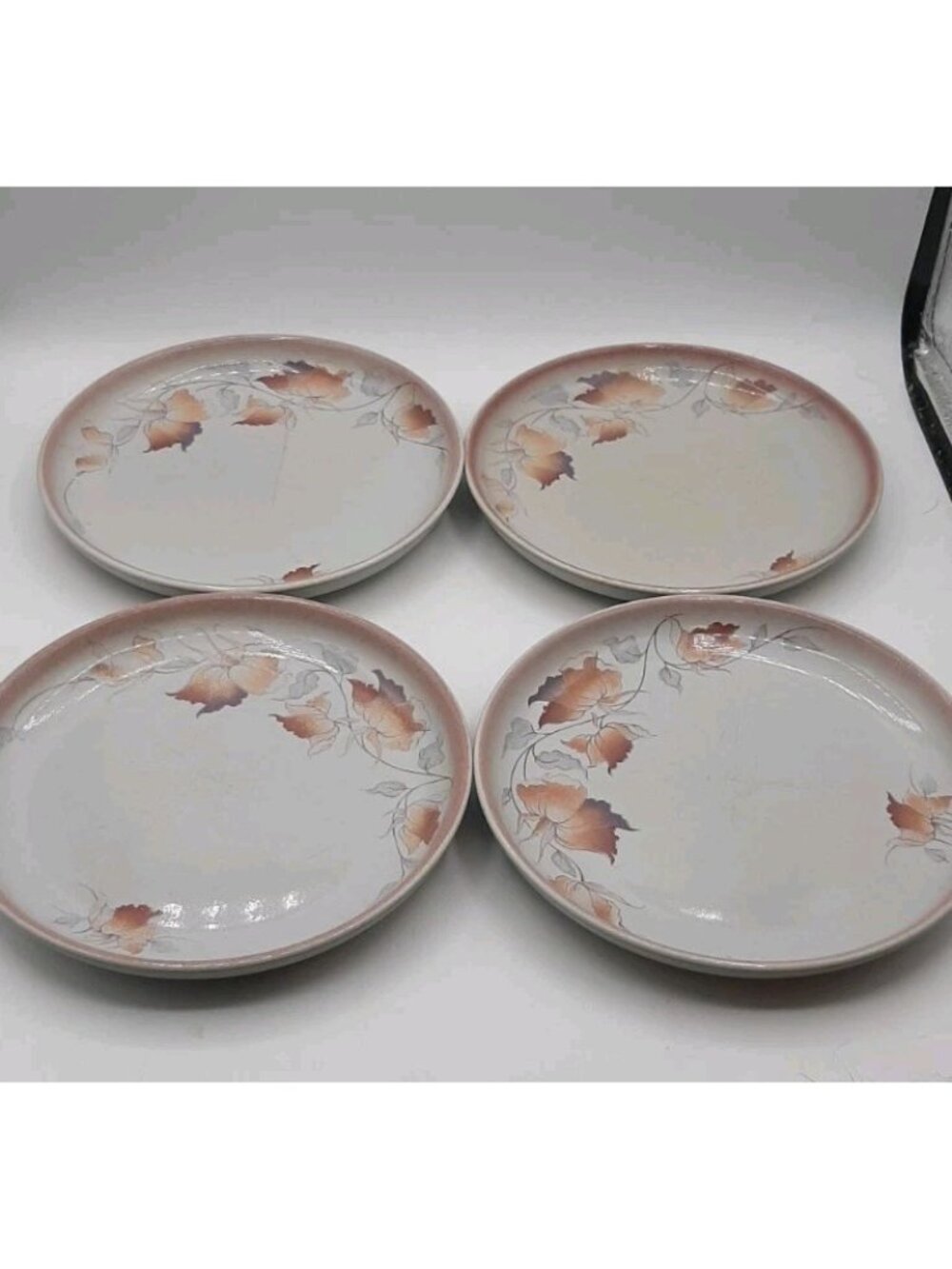 Set of 4 Denby Twilight Tea Plates Side Plates Vintage Stoneware 6.5 inches